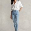 AZURE Ralph Lauren Callen High-Rise Slim Jeans für Damen AZURE Ralph Lauren Callen High-Rise Slim Jeans für Damen
