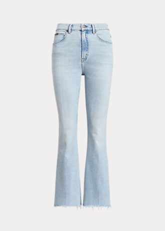 AZURE Ralph Lauren Sharona Crop Flare Jeans für Damen