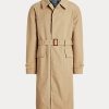 Beige Herren Ralph Lauren gewebte Baumwoll-Wandermäntel Beige Herren Ralph Lauren gewebte Baumwoll-Wandermäntel