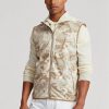 Beige Herren Ralph Lauren GolfGolf-Camo Wasserabweisende Packable Gilet Jacken Beige Herren Ralph Lauren GolfGolf-Camo Wasserabweisende Packable Gilet Jacken