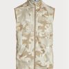 Beige Herren Ralph Lauren GolfGolf-Camo Wasserabweisende Packable Gilet Jacken Beige Herren Ralph Lauren GolfGolf-Camo Wasserabweisende Packable Gilet Jacken