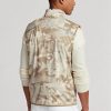 Beige Herren Ralph Lauren GolfGolf-Camo Wasserabweisende Packable Gilet Jacken Beige Herren Ralph Lauren GolfGolf-Camo Wasserabweisende Packable Gilet Jacken