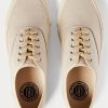 Beige Ralph Lauren Canvas-Sneaker für Herren Beige Ralph Lauren Canvas-Sneaker für Herren