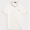 Beige Ralph Lauren Custom Slim Fit Poloshirts aus weicher Baumwolle für Herren Beige Ralph Lauren Custom Slim Fit Poloshirts aus weicher Baumwolle für Herren