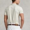 Beige Ralph Lauren Custom Slim Fit Poloshirts aus weicher Baumwolle für Herren Beige Ralph Lauren Custom Slim Fit Poloshirts aus weicher Baumwolle für Herren