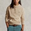 Beige Ralph Lauren Herren Pullover mit Kapuze aus strukturierter Baumwolle Beige Ralph Lauren Herren Pullover mit Kapuze aus strukturierter Baumwolle