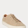 Beige Ralph Lauren Jermain Wildleder-Sneaker für Herren Beige Ralph Lauren Jermain Wildleder-Sneaker für Herren