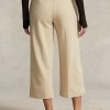 Beige Ralph Lauren – Kurze Fleecehose mit weitem Bein für Damen Beige Ralph Lauren – Kurze Fleecehose mit weitem Bein für Damen