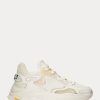 Beige Ralph Lauren Logo Tech Sneakers für Damen Beige Ralph Lauren Logo Tech Sneakers für Damen
