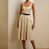 Beige Ralph Lauren Semira Tageskleid aus Wollgabardine für Damen Beige Ralph Lauren Semira Tageskleid aus Wollgabardine für Damen