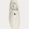 Beige Ralph Lauren The Suede Pony Ballerina-Sneakers für Damen Beige Ralph Lauren The Suede Pony Ballerina-Sneakers für Damen