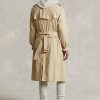 Beige Ralph Lauren Trenchcoats aus Stretch-Baumwolle für Herren Beige Ralph Lauren Trenchcoats aus Stretch-Baumwolle für Herren