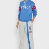Beigefarbene Jogginghose mit seitlichen Streifen von Ralph Lauren für Damen Beigefarbene Jogginghose mit seitlichen Streifen von Ralph Lauren für Damen