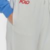 Beigefarbene Jogginghose mit seitlichen Streifen von Ralph Lauren für Damen Beigefarbene Jogginghose mit seitlichen Streifen von Ralph Lauren für Damen