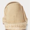 Beigefarbene Ralph Lauren Cevio Wildleder-Espadrille für Herren Beigefarbene Ralph Lauren Cevio Wildleder-Espadrille für Herren