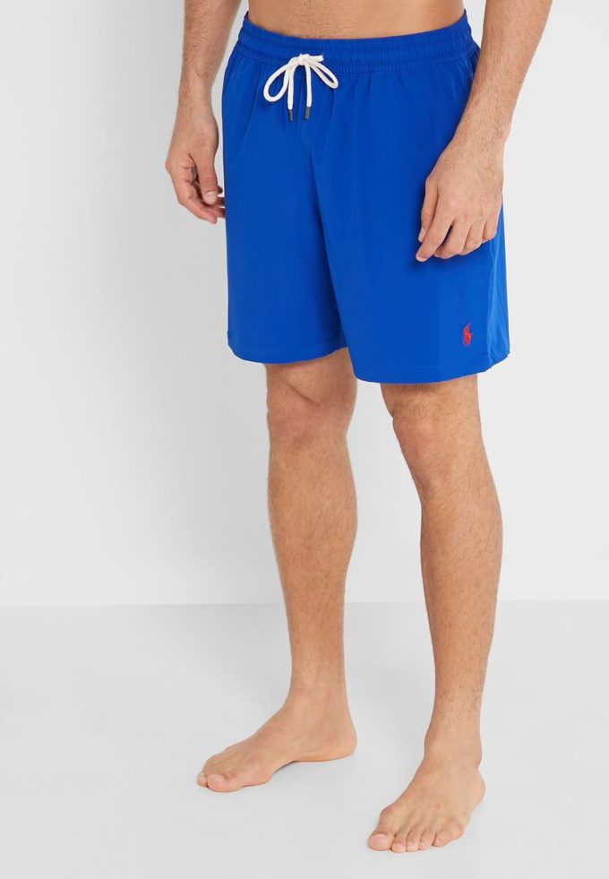 Blaue Badeshorts mit Kordelzug für Herren von Ralph Lauren Blaue Badeshorts mit Kordelzug für Herren von Ralph Lauren