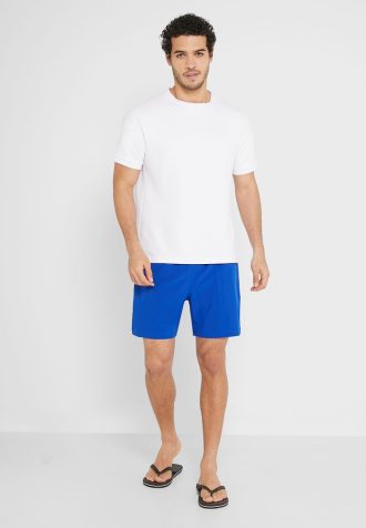 Blaue Badeshorts mit Kordelzug für Herren von Ralph Lauren