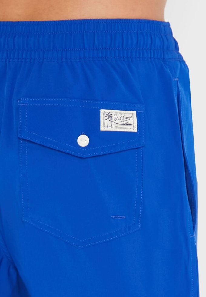 Blaue Badeshorts mit Kordelzug für Herren von Ralph Lauren Blaue Badeshorts mit Kordelzug für Herren von Ralph Lauren