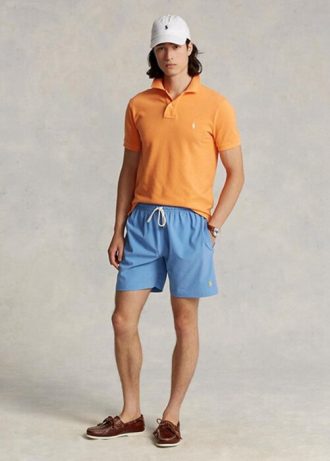 Blaue Badeshorts „Traveller“ von Ralph Lauren für Herren