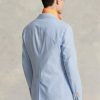 Blaue Chambray-Anzugsakkos von Ralph Lauren für Herren
