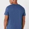 Blaue Herren Ralph Lauren Brust-Logo V-Ausschnitt T-Shirts