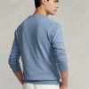 Blaue Herrenpullover aus strukturierter Baumwolle von Ralph Lauren in Slim Fit