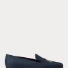 Blaue Herrenschuhe aus Leinen von Ralph Lauren – Alonzo Bullion
