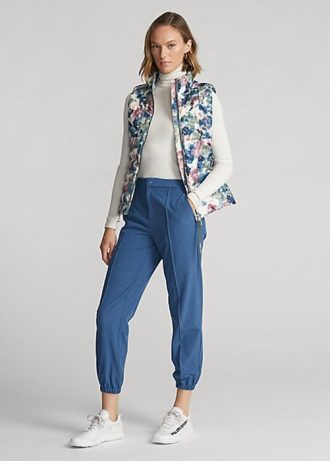 Blaue Jogginghose aus Vier-Wege-Stretch von Ralph Lauren für Damen
