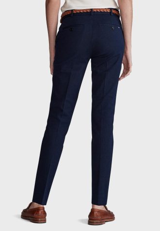 Blaue maßgeschneiderte Hosen von Ralph Lauren für Damen