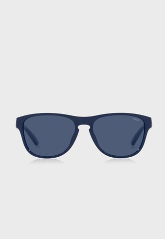 Blaue ovale Sonnenbrille von Ralph Lauren für Herren