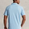 Blaue Poloshirts aus Baumwolle und Leinen im Classic Fit von Ralph Lauren für Herren Blaue Poloshirts aus Baumwolle und Leinen im Classic Fit von Ralph Lauren für Herren