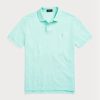 Blaue Poloshirts aus Mesh im Slim Fit von Ralph Lauren für Herren Blaue Poloshirts aus Mesh im Slim Fit von Ralph Lauren für Herren