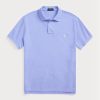 Blaue Poloshirts aus Mesh im Slim Fit von Ralph Lauren für Herren Blaue Poloshirts aus Mesh im Slim Fit von Ralph Lauren für Herren