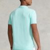 Blaue Poloshirts aus Mesh im Slim Fit von Ralph Lauren für Herren Blaue Poloshirts aus Mesh im Slim Fit von Ralph Lauren für Herren