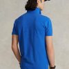 Blaue Poloshirts aus Mesh im Slim Fit von Ralph Lauren für Herren