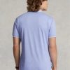 Blaue Poloshirts für Herren von Ralph Lauren Custom Slim Fit Birdseye