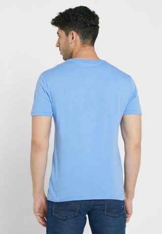 Blaue Poloshirts mit Rundhalsausschnitt und Logo für Herren von Ralph Lauren