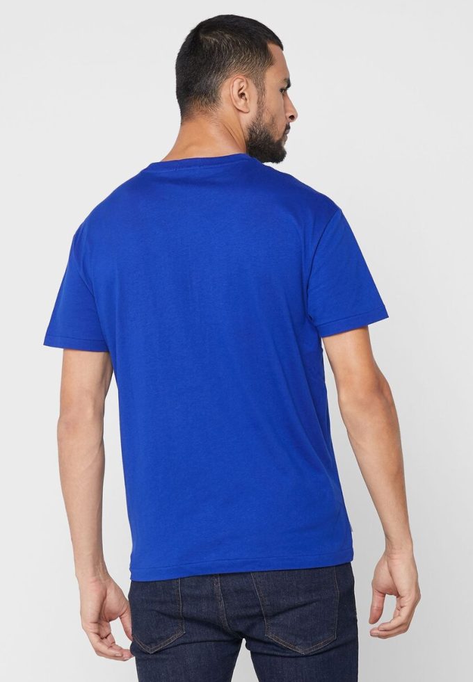 Blaue Poloshirts mit Rundhalsausschnitt und Logo für Herren von Ralph Lauren