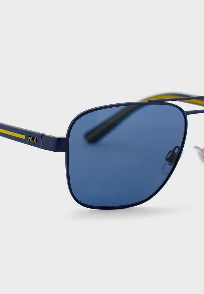 Blaue Ralph Lauren 0Ph3138 Pilotensonnenbrille für Herren