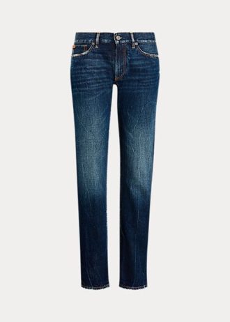 Blaue Ralph Lauren 320 Boyfriendjeans für Damen