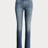 Blaue Ralph Lauren 861 High-Rise Skinny Jeans für Damen Blaue Ralph Lauren 861 High-Rise Skinny Jeans für Damen