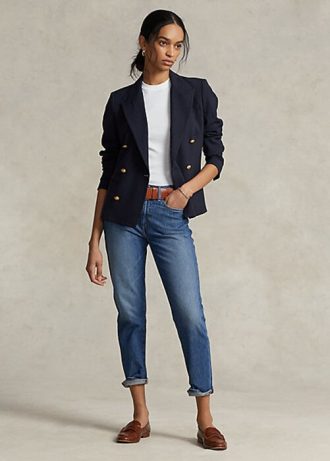 Blaue Ralph Lauren Avery Jeans für Damen