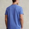 Blaue Ralph Lauren Classic Fit Heavyweight Jersey T-Shirts für Herren Blaue Ralph Lauren Classic Fit Heavyweight Jersey T-Shirts für Herren