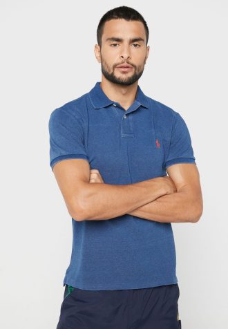 Blaue Ralph Lauren Essential Poloshirts für Herren