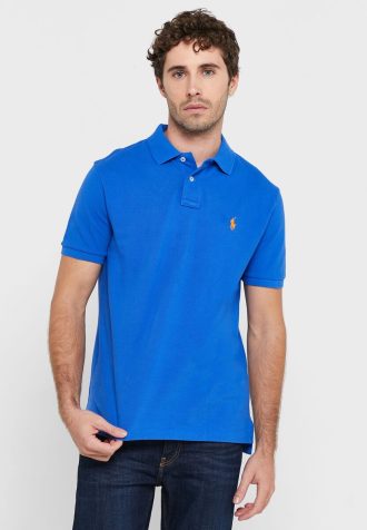 Blaue Ralph Lauren Essential Poloshirts für Herren