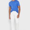 Blaue Ralph Lauren Essential T-Shirts mit Rundhalsausschnitt für Herren Blaue Ralph Lauren Essential T-Shirts mit Rundhalsausschnitt für Herren