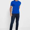 Blaue Ralph Lauren Essential T-Shirts mit Rundhalsausschnitt für Herren Blaue Ralph Lauren Essential T-Shirts mit Rundhalsausschnitt für Herren