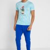 Blaue Ralph Lauren Graphic T-Shirts mit Rundhalsausschnitt für Herren Blaue Ralph Lauren Graphic T-Shirts mit Rundhalsausschnitt für Herren