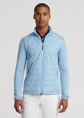 Blaue Ralph Lauren Hybrid Mockneck-Jacken für Herren