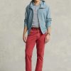 Blaue Ralph Lauren Indigo Chambray-Kapuzenjacken für Herren